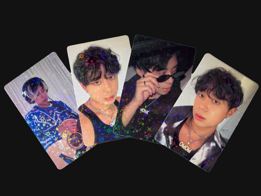 signed sparkle photocard set